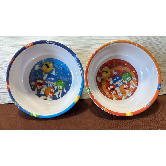 Lot of 2 M & M Bowls  A.ARONSON - Picture 1 of 6